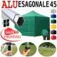 Gazebo ALLUMINIO 3x3m - 4,5x3m - 6x3m pieghevole