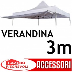 Verandina tettoia 3m per ALU45