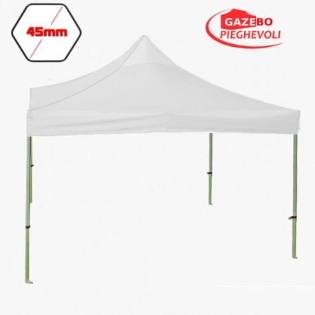 Gazebo ALLUMINIO 3x3m - 4,5x3m - 6x3m pieghevole