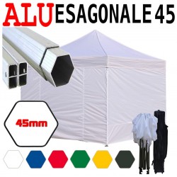 Gazebo ALLUMINIO 3x3m - 4,5x3m - 6x3m pieghevole