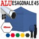 Gazebo ALLUMINIO 3x3m - 4,5x3m - 6x3m pieghevole