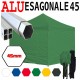 Gazebo ALLUMINIO 3x3m - 4,5x3m - 6x3m pieghevole