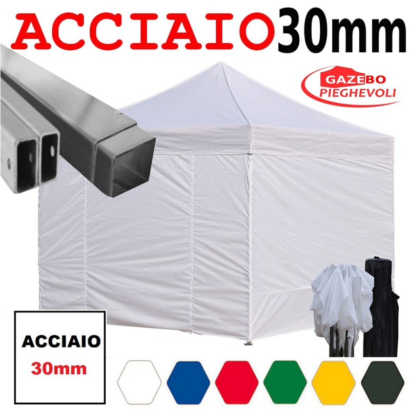 Gazebo pieghevole portatile 3x3 m