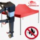 Gazebo EASY  STRONG 3x4,5m - pieghevole e portatile