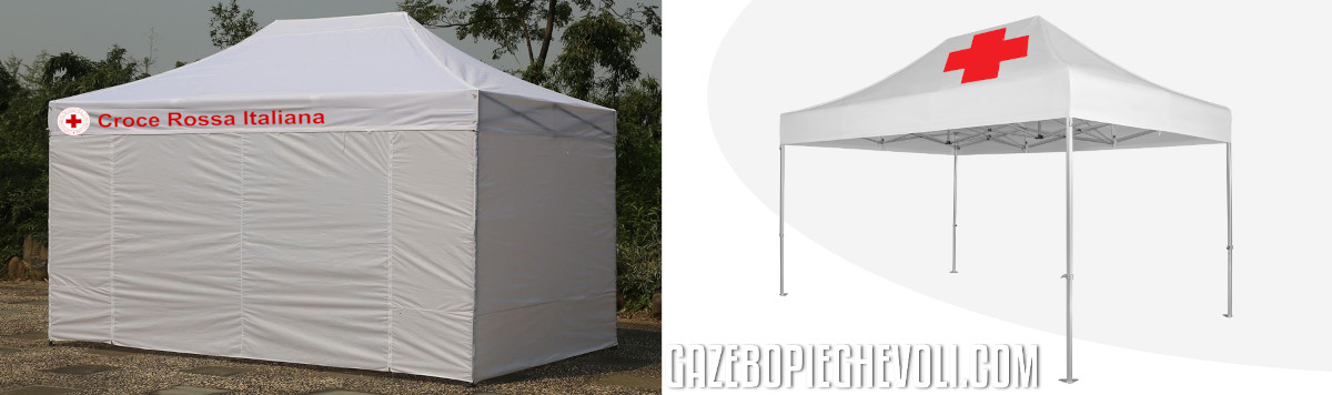 gazebo pieghevole per primo soccorso ed emergenze