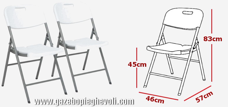 tavolo e sedie pieghevoli madelux 1 sedie